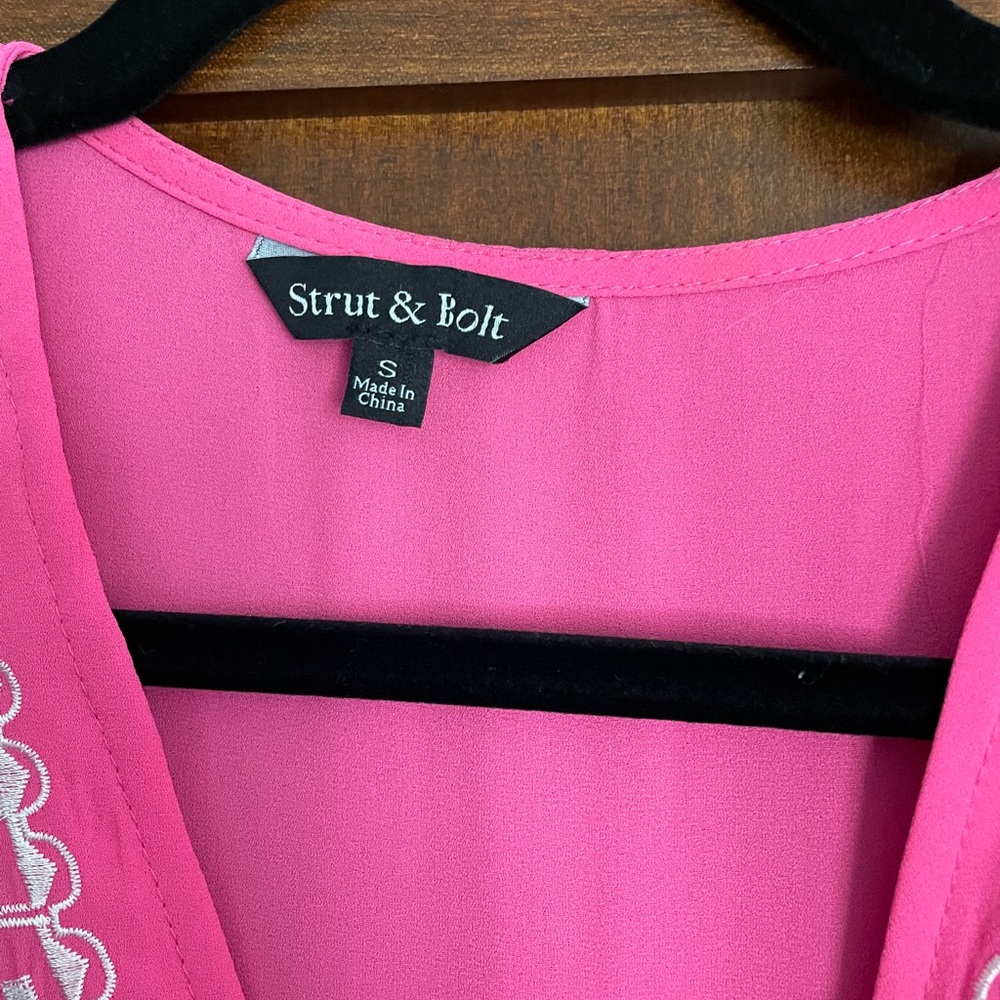 VICI Hot Pink Synched Maxi Dress - Size Small - Worn Once - Picture 5 of 6